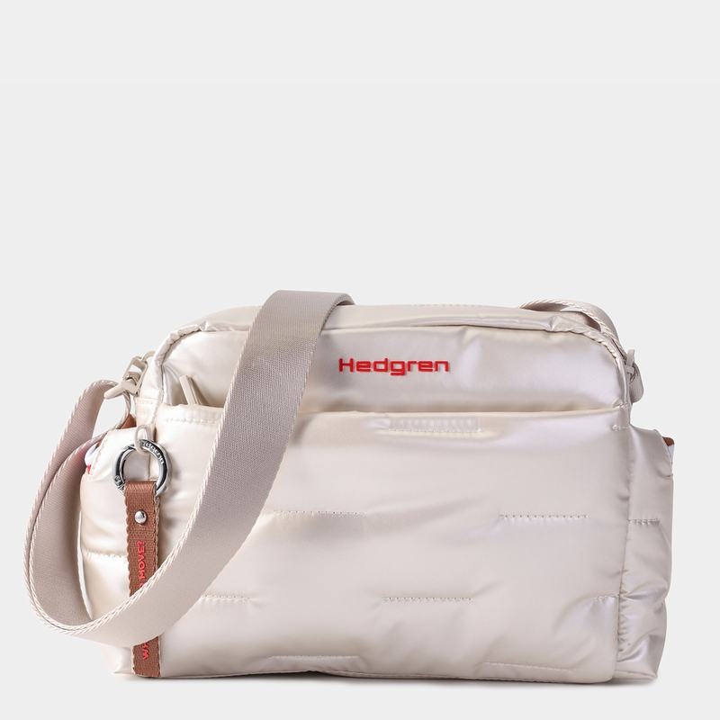 Hedgren Cozy Schoudertassen Dames Beige | HFF582UD