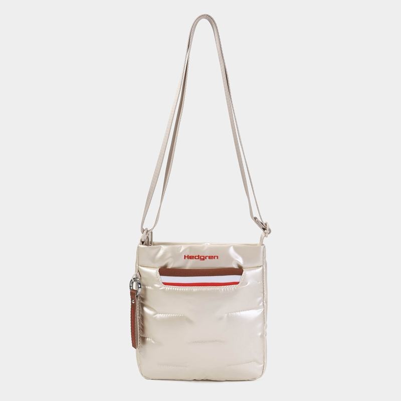 Hedgren Cushy Crossbodytassen Dames Beige | RVC8258AT