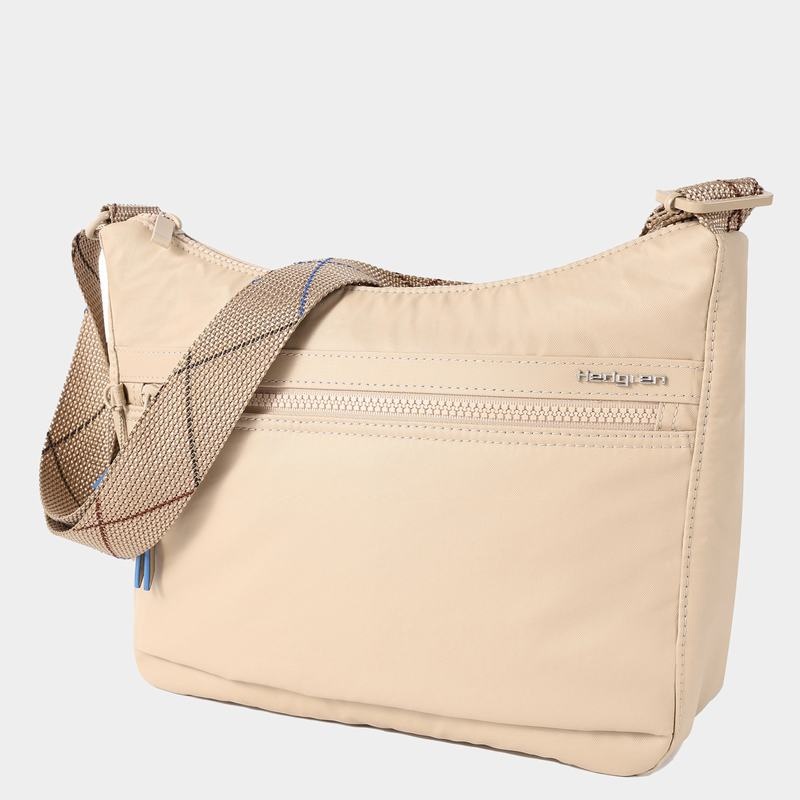 Hedgren Harper's Rfid Schoudertassen Dames Beige | WEZ4277IS