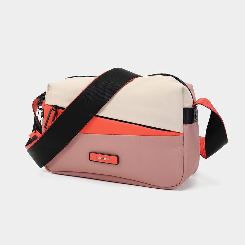 Hedgren Neutron Small Crossbodytassen Dames Roze Oranje | WDP7380XH