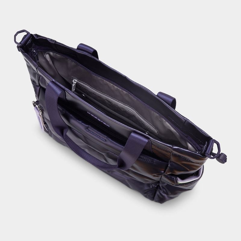 Hedgren Puffer Tote Tassen Dames Paars Diepblauw | ETO8275YK