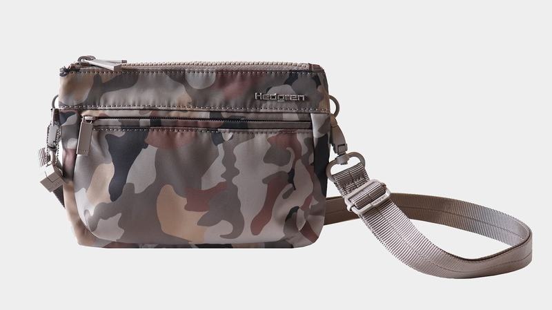 Hedgren Rain Sustainably Made Crossbodytassen Dames Grijs Camo | OWX789FN